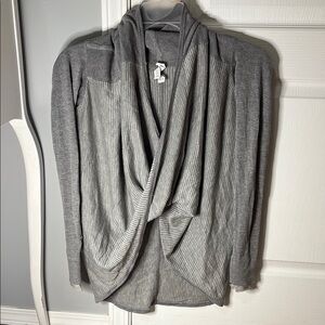 lululemon athletica Charcoal Drape Cardigan
